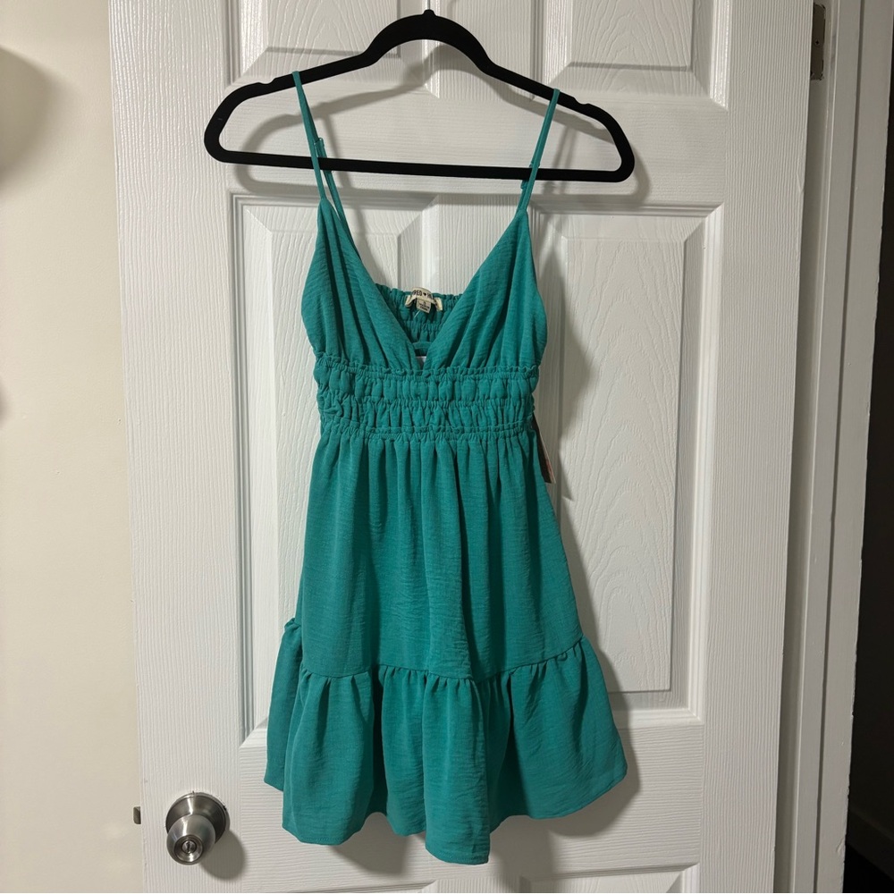 Teal blue size small dress